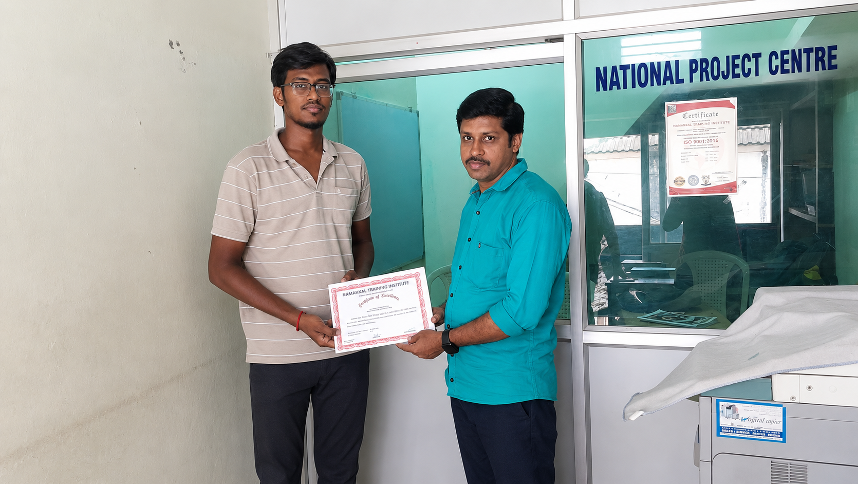 Classroom training session at the National Project Centre